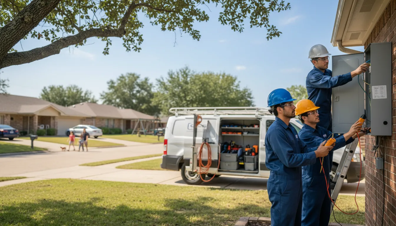 Certified electrician providing emergency electrical services in Lynchburg, OH